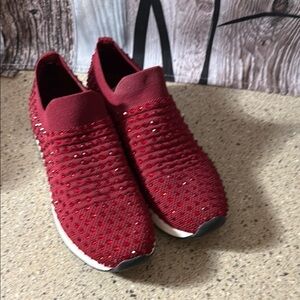 Reaction Kenneth Cole Red Slip-On Sneakers